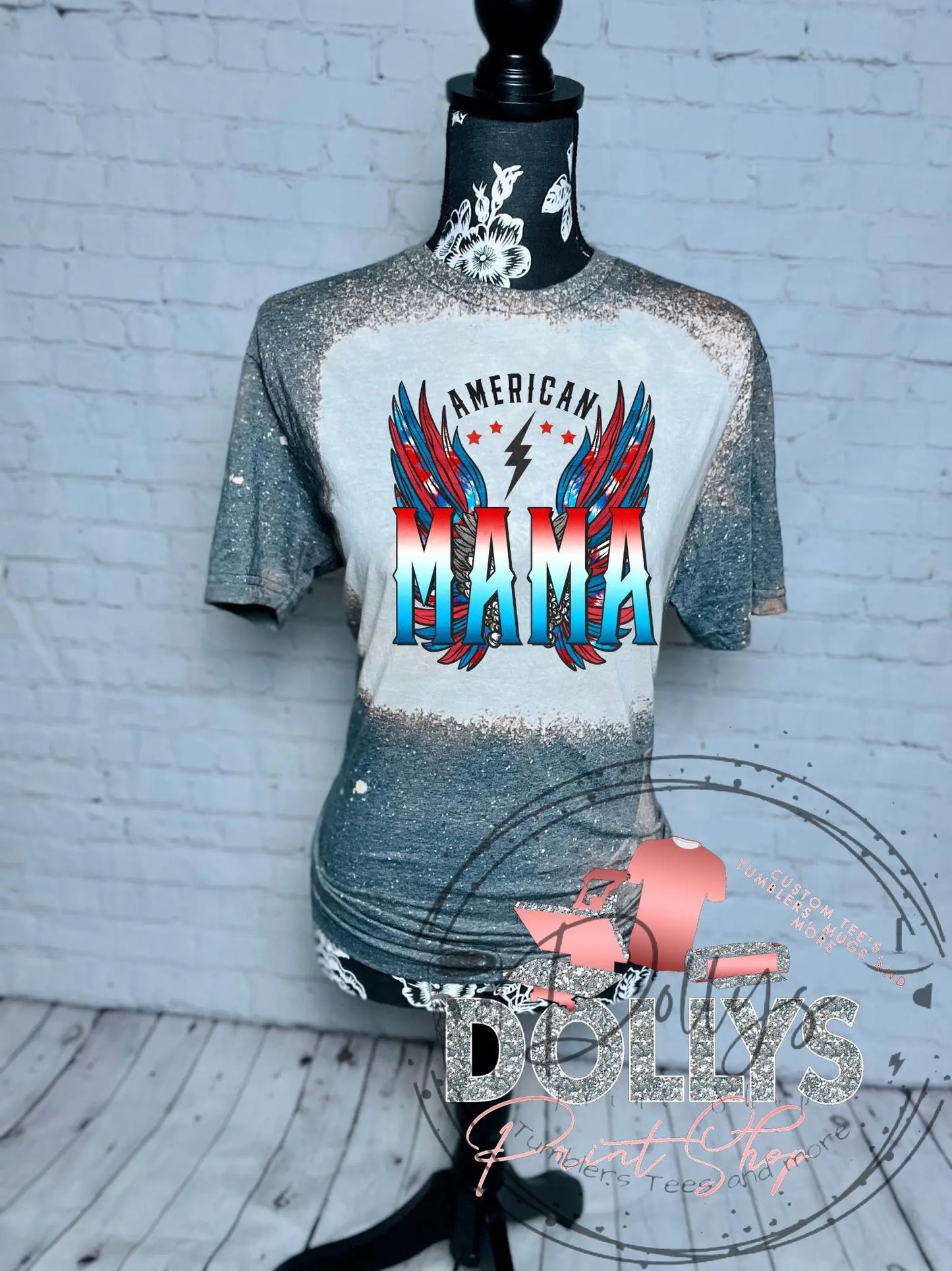 American mama shirt Dollys Print Shop LLC