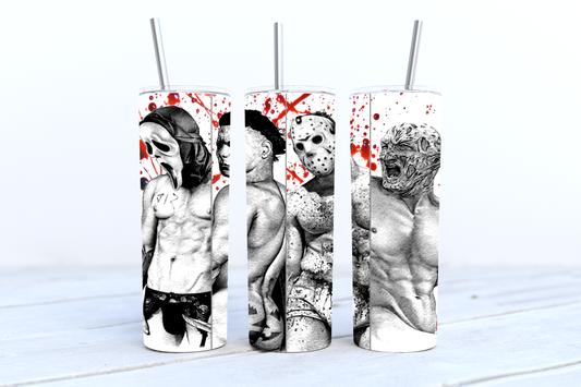 Sexy Horror 20oz thermal insulated tumbler Dollys Print Shop LLC