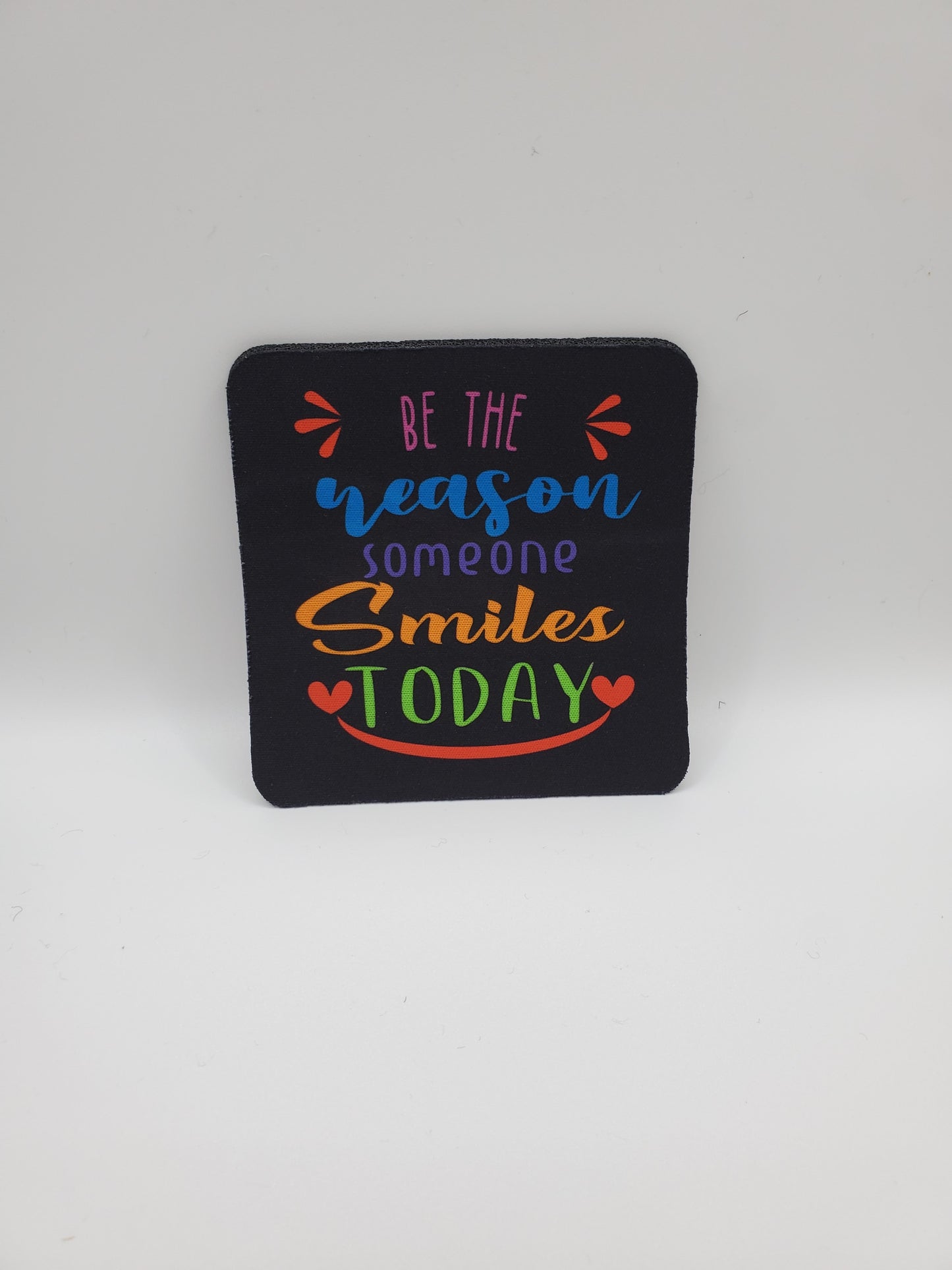 Square inspirational quote cup coasters (set of 8) Dollys Print Shop LLC