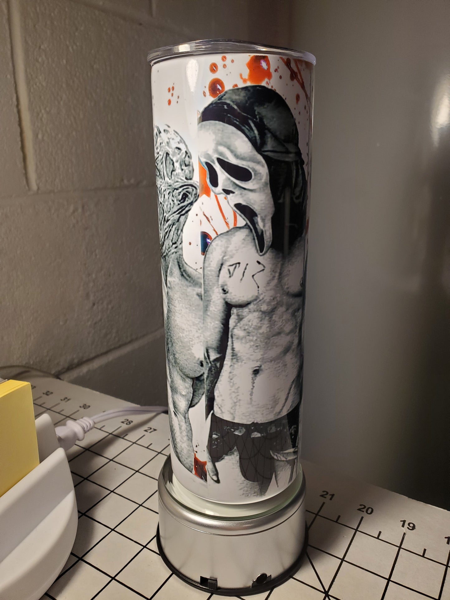 Sexy Horror 20oz thermal insulated tumbler Dollys Print Shop LLC