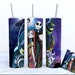 nightmare before christmas 20 oz thermal tumbler Dollys Print Shop LLC