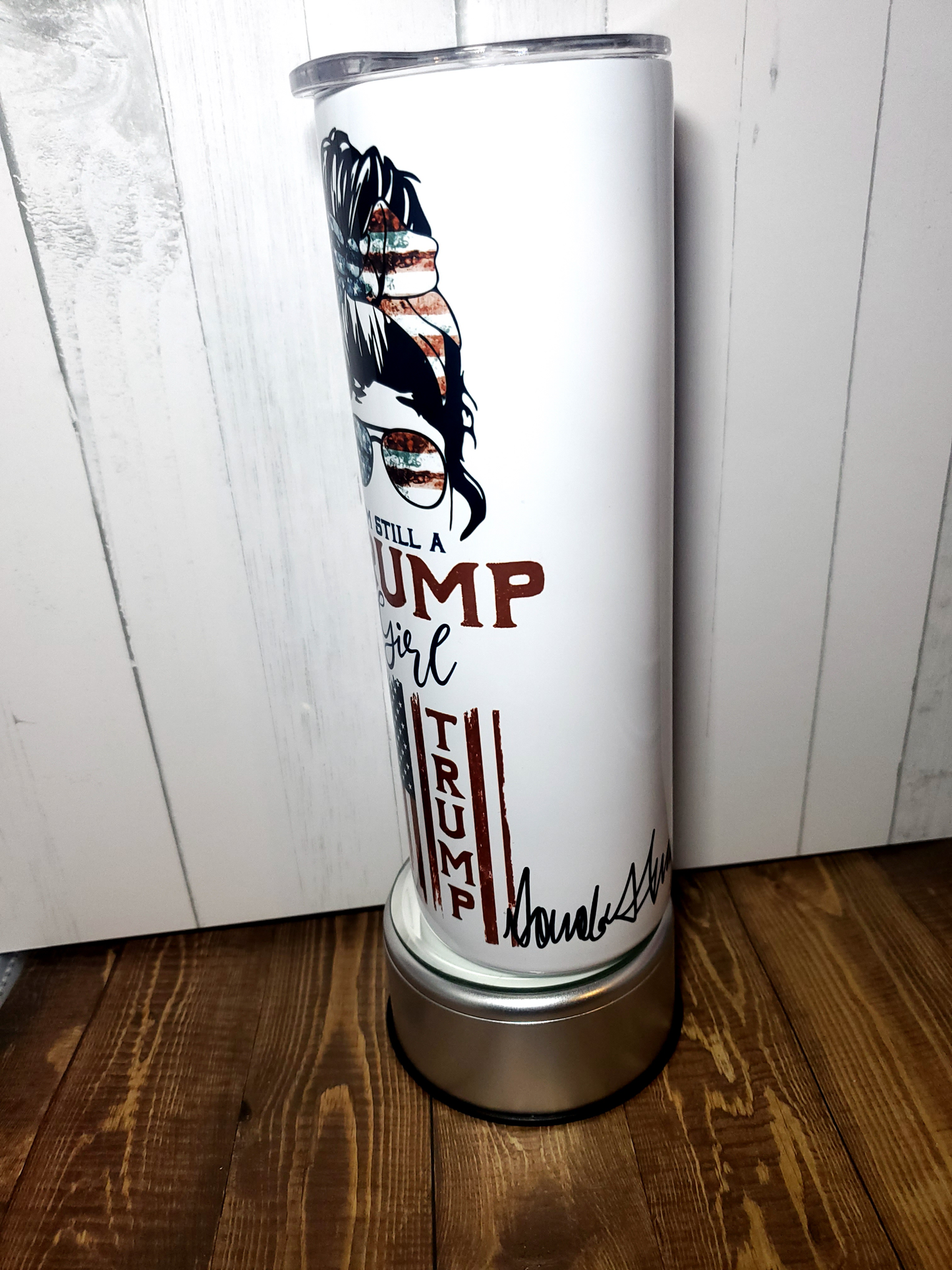 still a trump girl thermal 20oz tumbler Dollys Print Shop LLC