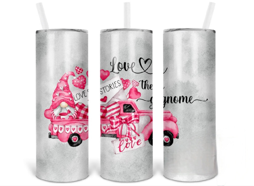 Love the gnome tumbler Dollys Print Shop LLC