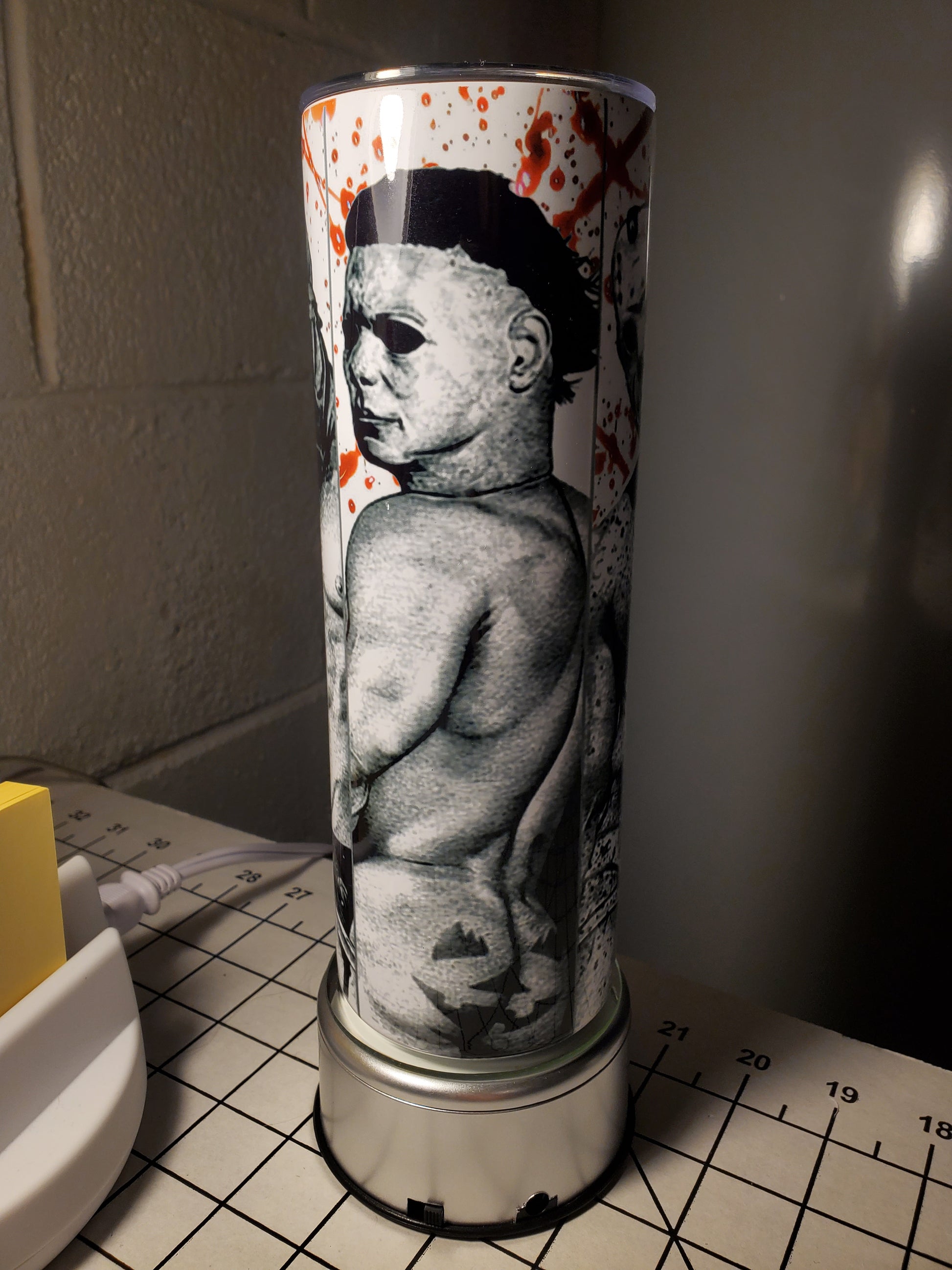 Sexy Horror 20oz thermal insulated tumbler Dollys Print Shop LLC