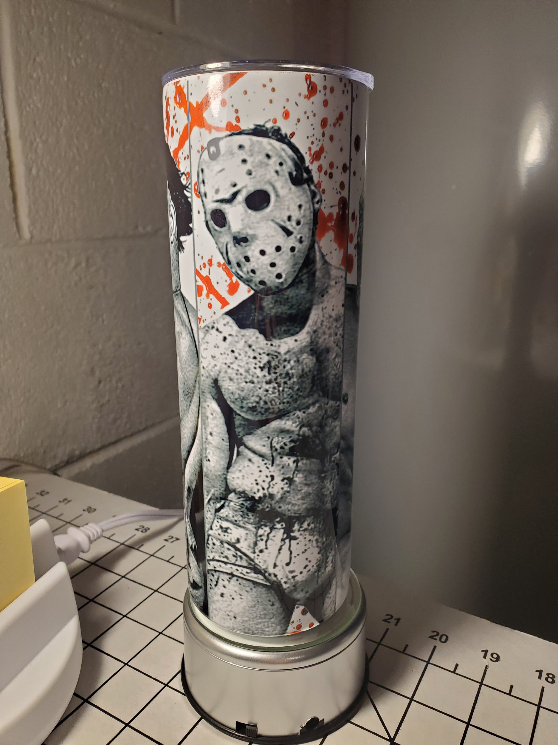 Sexy Horror 20oz thermal insulated tumbler Dollys Print Shop LLC