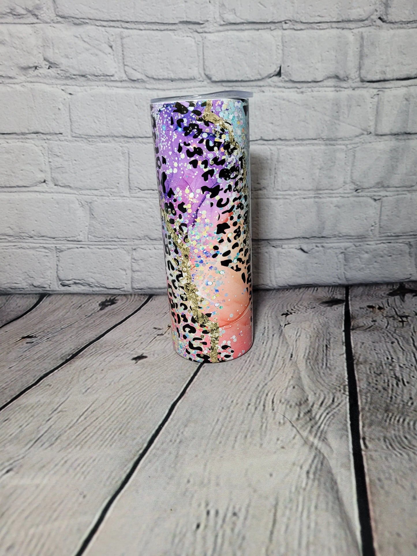 pink glitter tumbler Dollys Print Shop LLC