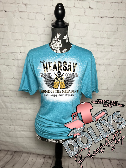 Hearsay Brewing Co. Depp Shirt Dollys Print Shop LLC